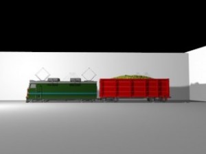 russian train 3D Model