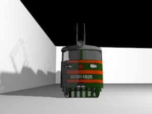 russian train 3D Model