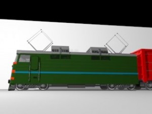 russian train 3D Model