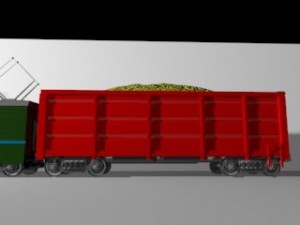 russian train 3D Model