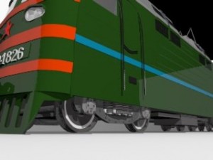 russian train 3D Model