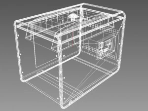 diesel generator 3D Model