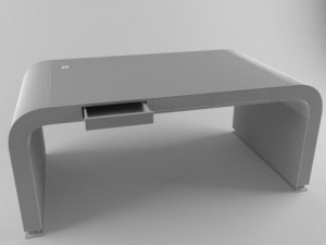 hitech office table 3Dモデル