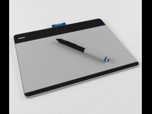 wacom intuos pen 3D Model