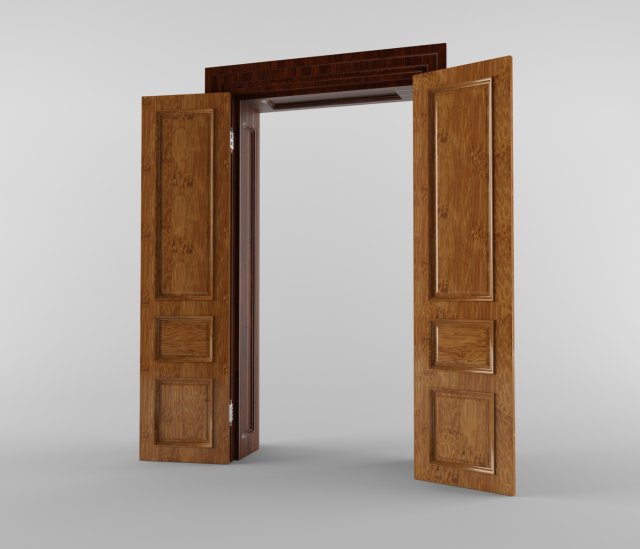 door Modèle 3D .c4d .max .obj .3ds .fbx .stl .blend 