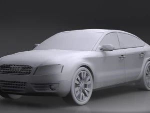 audi a5 sportback 3D Model