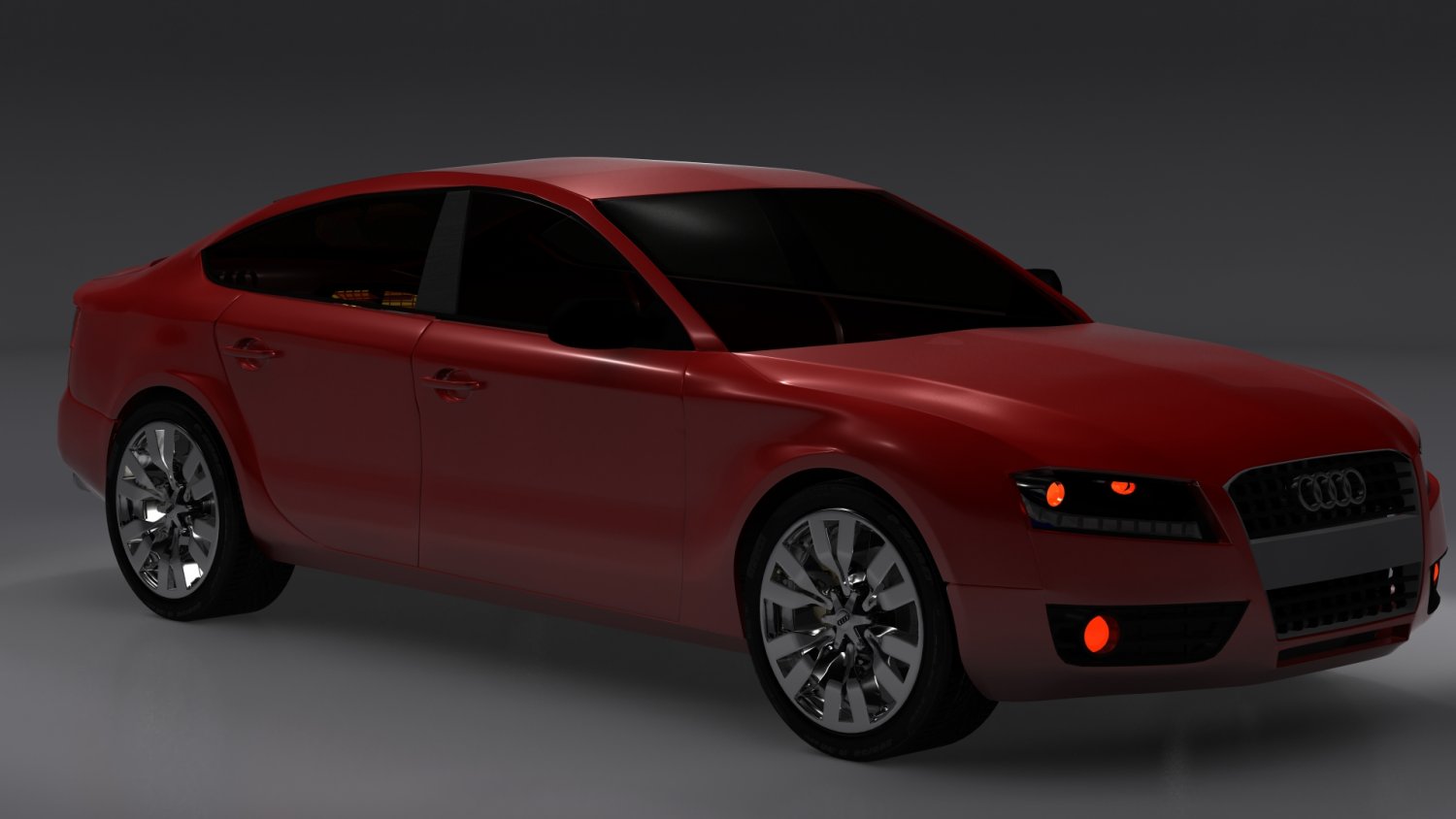 audi a5 tuning 3D Model in Compact Cars 3DExport