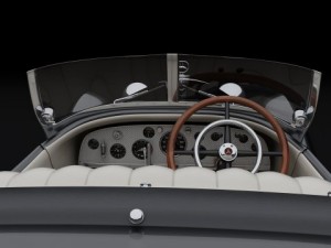 1930 mercedes benz ss roadster 3D Model