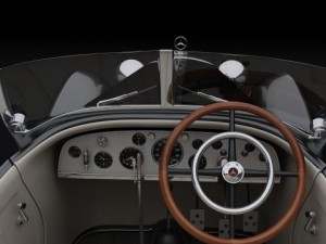 1930 mercedes benz ss roadster 3D Model