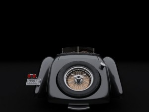 1930 mercedes benz ss roadster 3D Model