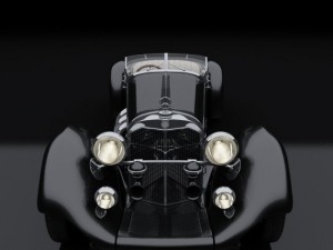 1930 mercedes benz ss roadster 3D Model