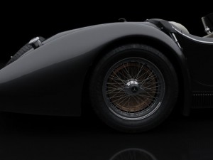 1930 mercedes benz ss roadster 3D Model