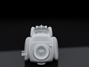 1930 mercedes benz ss roadster 3D Model