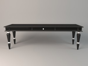 writing desk sige gold 3D Model