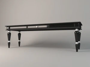 writing desk sige gold 3D Model