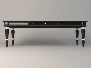 writing desk sige gold 3D Model