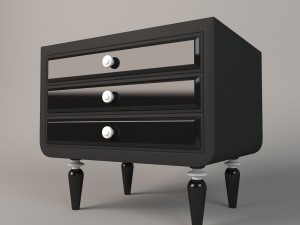 chest of drawers sige gold 3D Model