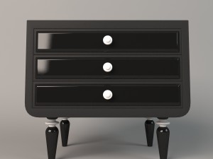 chest of drawers sige gold 3D Model