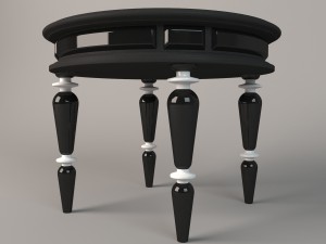 coffee table sige gold Modèle 3D