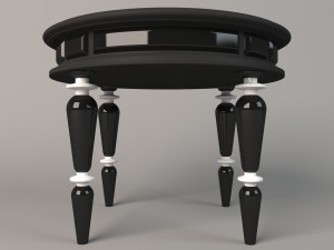 coffee table sige gold Modèle 3D