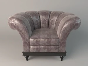 armchair sige gold 3D Model