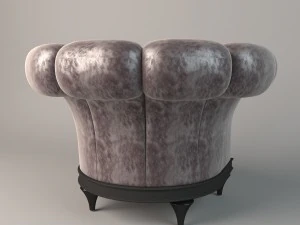 armchair sige gold 3D Model