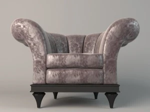 armchair sige gold 3D Model