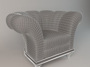 armchair sige gold 3D 模型