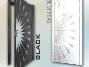 mirrored door 02 3D Model