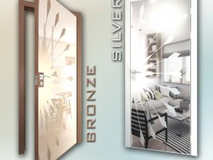 mirrored door 02 3D Model