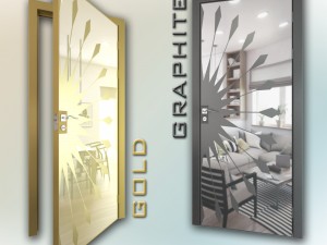 mirrored door 02 3D 모델