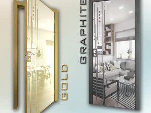mirrored door 03 3D Model