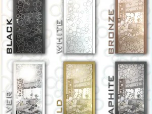 зеркальная дверь 04 3D Модель