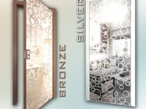 mirrored door 04 3D Model