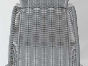 rattan chair s01 3D 模型
