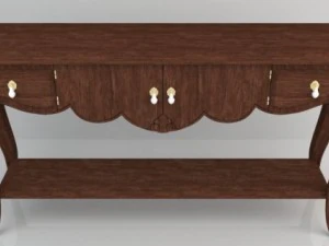 wooden table 3D Model