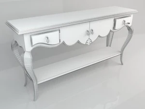 wooden table 3D Model