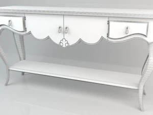 wooden table 3D Model