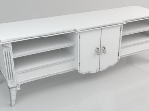 wooden table 3Dモデル