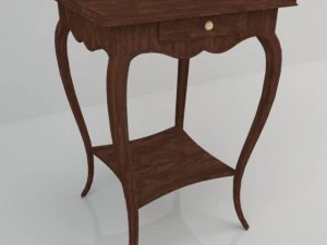 ahşap masa 3D Model