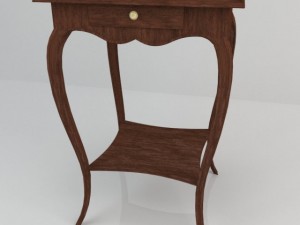 wooden table 3D 모델