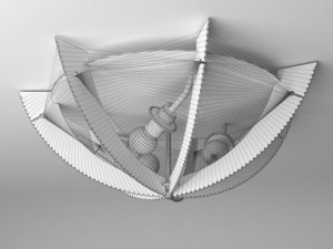 ceiling lamp globo lightning 3D Модель