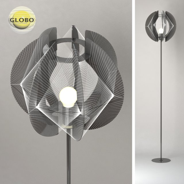 floor lamp globo lightning Modèle 3D .c4d .max .obj .3ds .fbx .stl .blend 