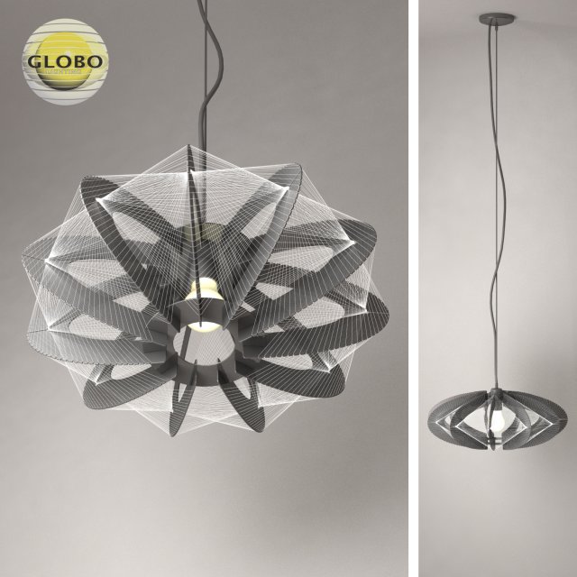 chandelier globo lightning Modèle 3D .c4d .max .obj .3ds .fbx .stl .blend 