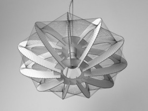 chandelier globo lightning Modèle 3D