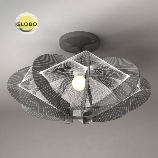 ceiling lamp globo lightning 3D मॉडल .c4d .max .obj .3ds .fbx .stl .blend 