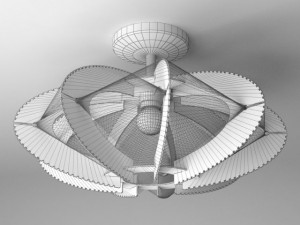 ceiling lamp globo lightning 3D मॉडल