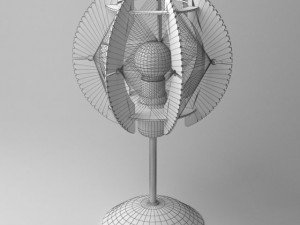 table lamp globo lightning Model 3D
