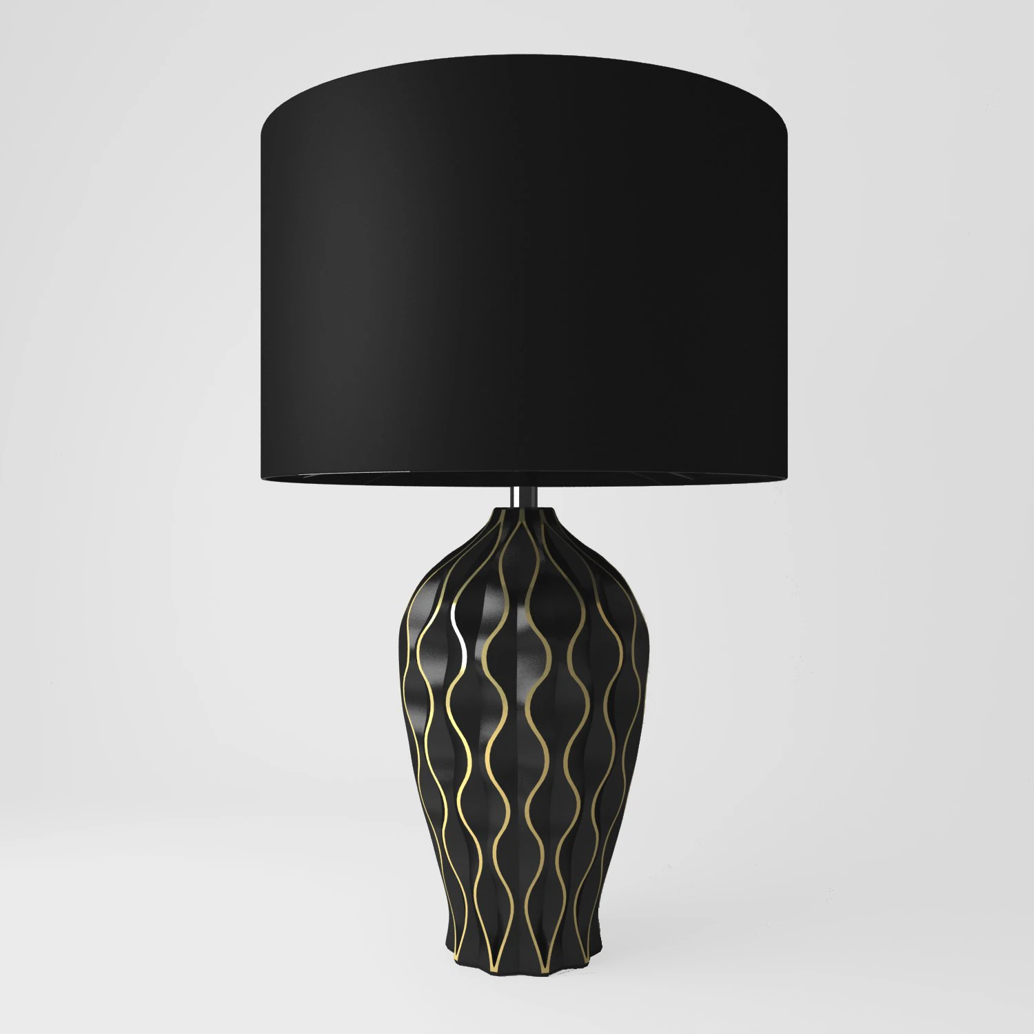 table lamp sphere a1450lt1bk 3D Model .c4d .max .obj .3ds .fbx .stl .blend