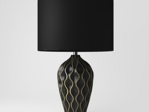 table lamp sphere a1450lt1bk Modèle 3D